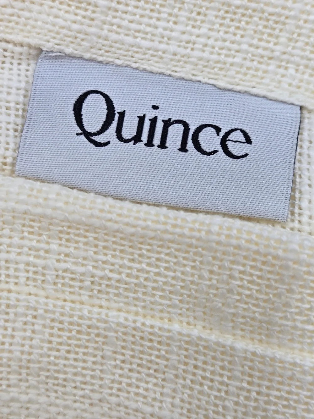 QUINCE Set Of 2 48x84 Cotton Sheer Curtains Ivory 9749